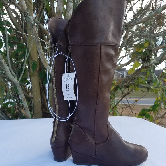 Stevies Other - NWT Girls Stevies Knee Boots Brown Size 2